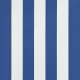 Бистро сенник, 200х120 см, синьо и бяло