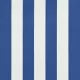 Бистро сенник, 250х120 см, синьо и бяло