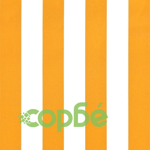 Бистро сенник, 200х120 см, оранжево и бяло ➤ топ цена ➤ sorbe.bg