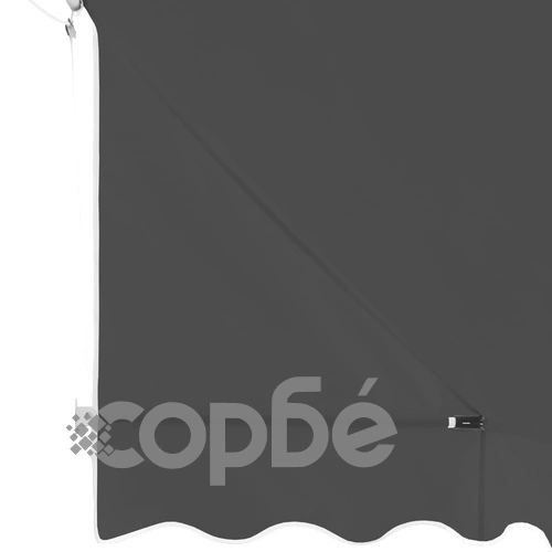 Бистро сенник, 300х120 см, антрацит ➤ топ цена ➤ sorbe.bg