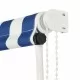 Сенник с падащо рамо, 250х150 см, синьо и бяло