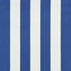 Сенник с падащо рамо, 300х150 см, синьо и бяло