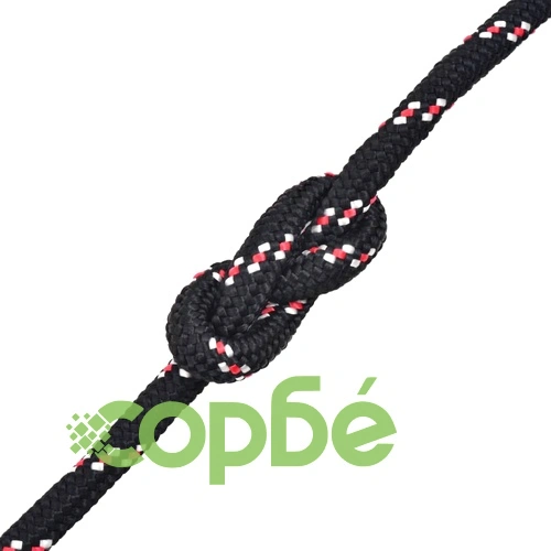 Морско въже, полипропилен, 14 мм, 250 м, черно ➤ топ цена ➤ sorbe.bg
