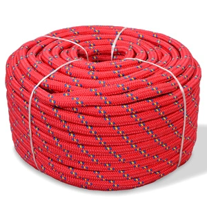 Морско въже, полипропилен, 16 мм, 250 м, червено