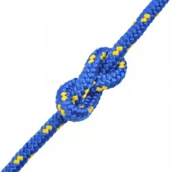 Морско въже, полипропилен, 16 мм, 50 м, синьо