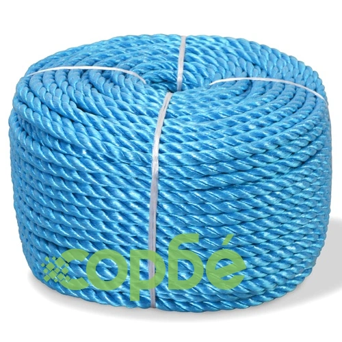 Усукано въже, полипропилен, 12 мм, 500 м, синьо ➤ топ цена ➤ sorbe.bg