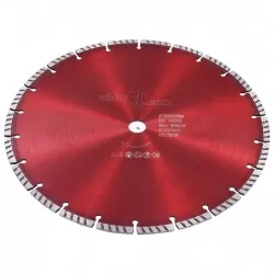 Диамантен режещ диск, турбо, стомана, 300 мм