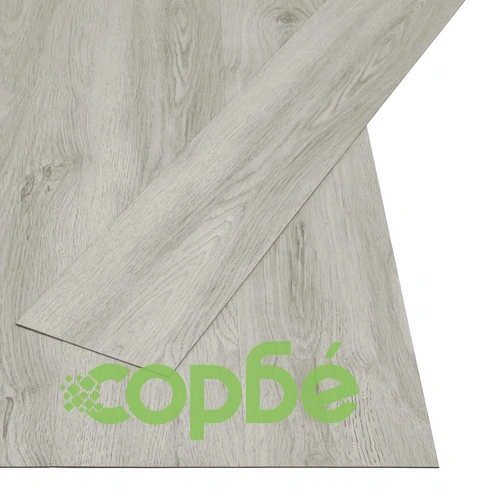 Самозалепващи подови дъски, 4,46 м², 3 мм, PVC, светлосиви ➤ топ цена ➤ sorbe.bg