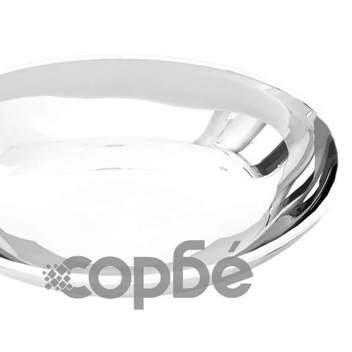 Мивка, 40x33x13,5 см, керамична, сребриста ➤ топ цена ➤ sorbe.bg