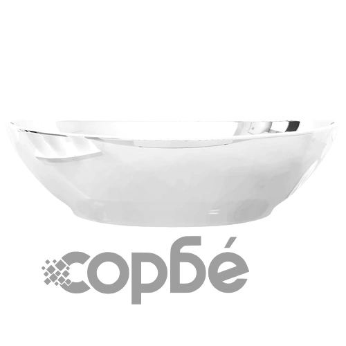 Мивка, 40x33x13,5 см, керамична, сребриста ➤ топ цена ➤ sorbe.bg