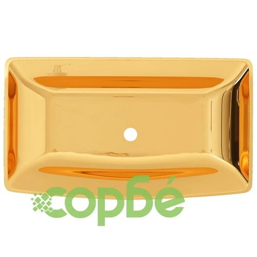 Мивка, 71x38x13,5 см, керамична, златиста  ➤ топ цена ➤ sorbe.bg