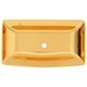 Мивка, 71x38x13,5 см, керамична, златиста 