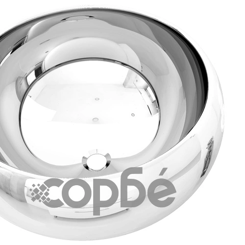 Мивка, 40x15 см, керамична, сребриста ➤ топ цена ➤ sorbe.bg