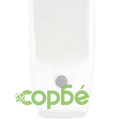 Разделител за писоари със стенен монтаж, керамика, бял ➤ топ цена ➤ sorbe.bg