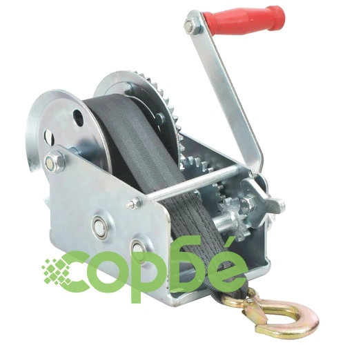 Ръчна лебедка с колан, 1130 кг ➤ топ цена ➤ sorbe.bg