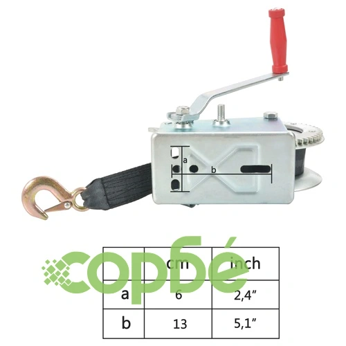 Ръчна лебедка с колан, 1587 кг ➤ топ цена ➤ sorbe.bg