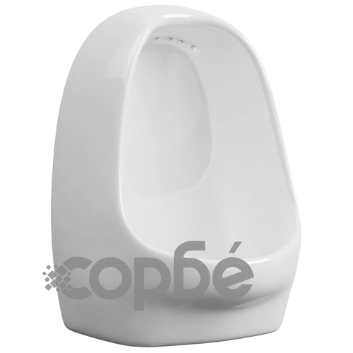 Окачен писоар с промивен кран, керамика, бял ➤ топ цена ➤ sorbe.bg