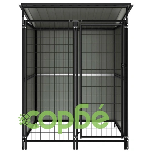 Дворна клетка за кучета, 133x133x163 см ➤ топ цена ➤ sorbe.bg