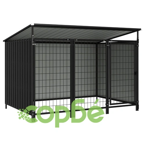 Дворна клетка за кучета, 193x133x113 см ➤ топ цена ➤ sorbe.bg