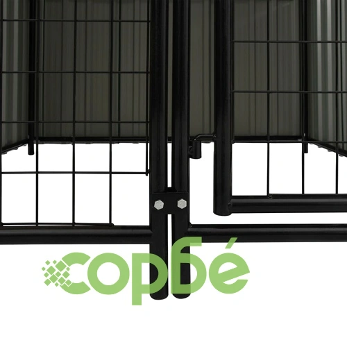 Дворна клетка за кучета, 193x133x113 см ➤ топ цена ➤ sorbe.bg