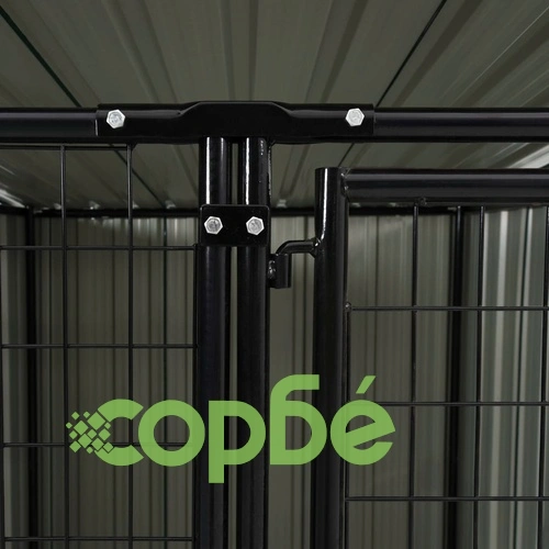 Дворна клетка за кучета, 193x133x113 см ➤ топ цена ➤ sorbe.bg