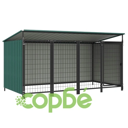 Дворна клетка за кучета, 253x133x113 см ➤ топ цена ➤ sorbe.bg