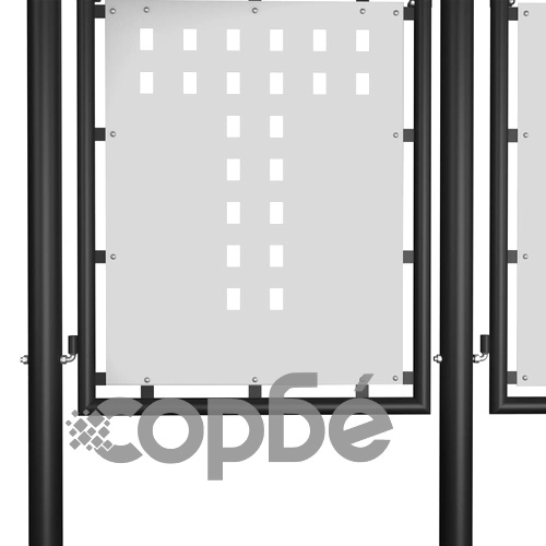 Градинска порта, стомана, 500x175 см, черна ➤ топ цена ➤ sorbe.bg