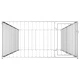 Външна клетка за кучета, 200x400x100 см