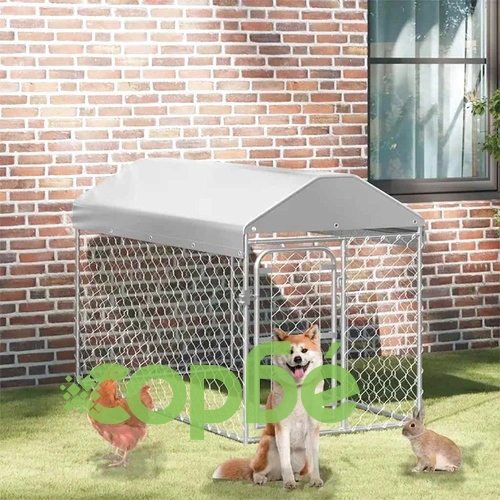 Външна клетка за кучета с покрив, 200x100x125 см ➤ топ цена ➤ sorbe.bg
