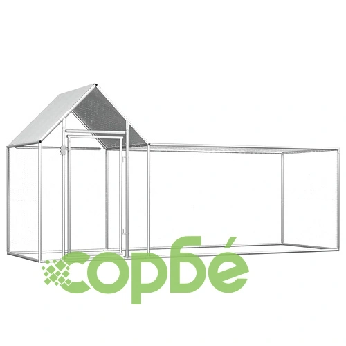 Птичарник, 3x1x1,5 м, поцинкована стомана ➤ топ цена ➤ sorbe.bg