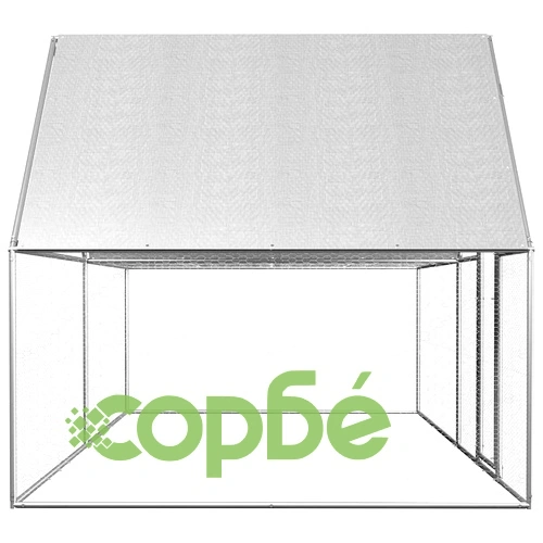 Птичарник, 4x2x2 м, поцинкована стомана ➤ топ цена ➤ sorbe.bg