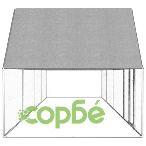 Птичарник, 8x2x2 м, поцинкована стомана ➤ топ цена ➤ sorbe.bg