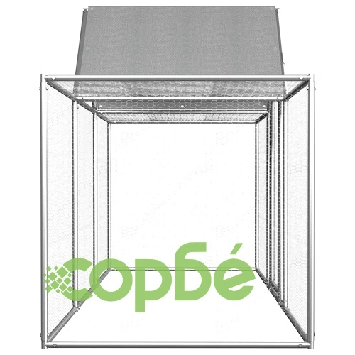 Птичарник, 3x1x1,5 м, поцинкована стомана ➤ топ цена ➤ sorbe.bg