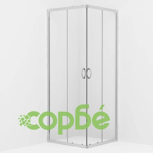 Душ кабина със закалено стъкло, 80x80x185 см ➤ топ цена ➤ sorbe.bg