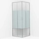 Душ кабина със закалено стъкло, 90x80x180 см