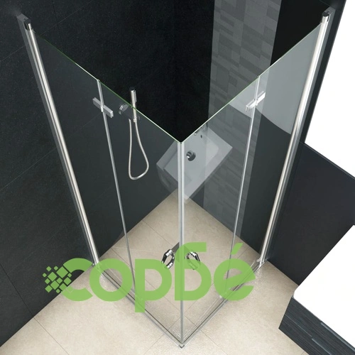 Душ кабина с врати хармоника, ESG стъкло, 80x70x185 см ➤ топ цена ➤ sorbe.bg