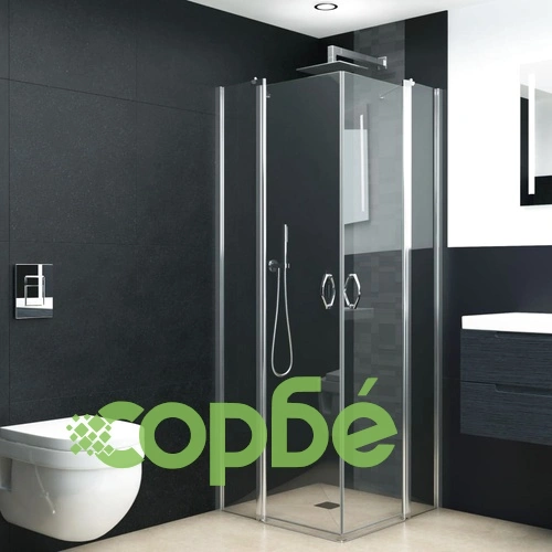 Душ кабина, ESG стъкло, 70x70x185 см ➤ топ цена ➤ sorbe.bg