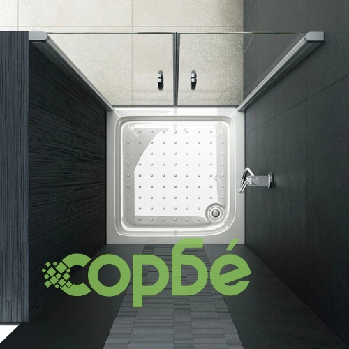 Врати за душ, прозрачно ESG стъкло, 75x185 см ➤ топ цена ➤ sorbe.bg