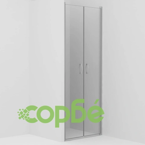 Врати за душ, прозрачно ESG стъкло, 85x185 см ➤ топ цена ➤ sorbe.bg