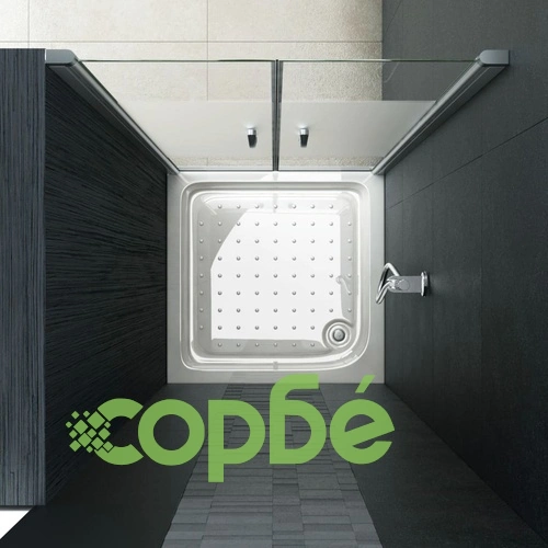 Врати за душ, полуматирано ESG стъкло, 70x185 см ➤ топ цена ➤ sorbe.bg