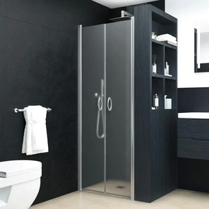 Врати за душ, матирано ESG стъкло, 85x185 см