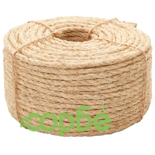 Въже, 100% сизал, 8 мм, 250 м ➤ топ цена ➤ sorbe.bg