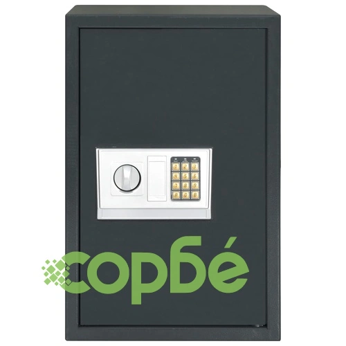 Цифров сейф, тъмносив, 40x35x60 см ➤ топ цена ➤ sorbe.bg