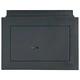 Стенен сейф, тъмносив, 26x16x18 см