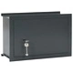 Стенен сейф, тъмносив, 49x19,5x32 см