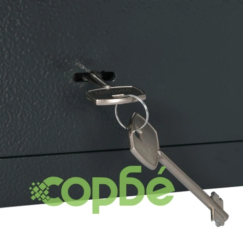 Стенен сейф, тъмносив, 49x19,5x32 см ➤ топ цена ➤ sorbe.bg