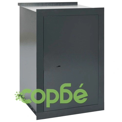 Стенен сейф, тъмносив, 42x36x60 см ➤ топ цена ➤ sorbe.bg