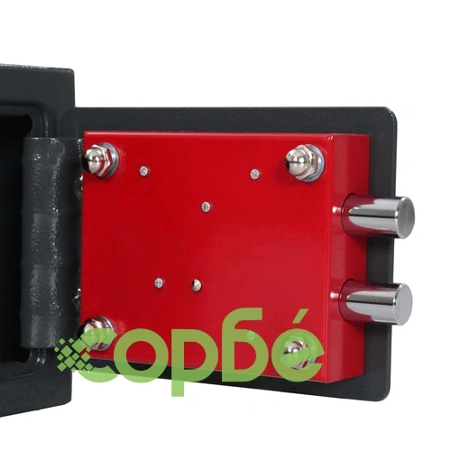 Механичен сейф, тъмносив, 23x17x17 см, стомана  ➤ топ цена ➤ sorbe.bg