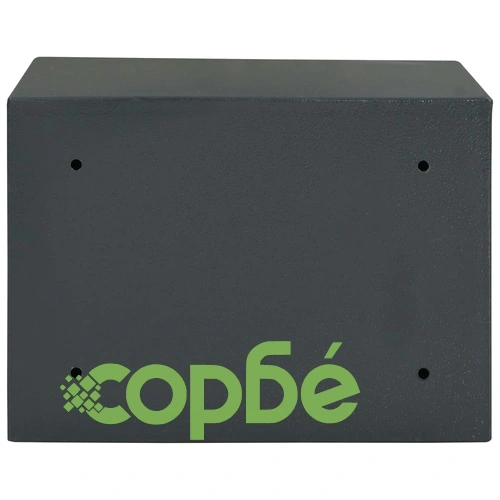 Механичен сейф, тъмносив, 35x25x25 см, стомана  ➤ топ цена ➤ sorbe.bg