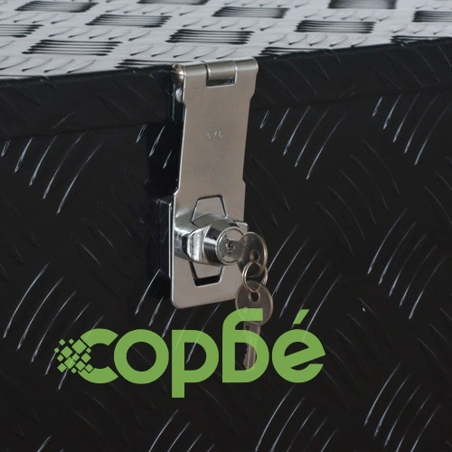 Алуминиева кутия, 1085x370x400 см, черна ➤ топ цена ➤ sorbe.bg